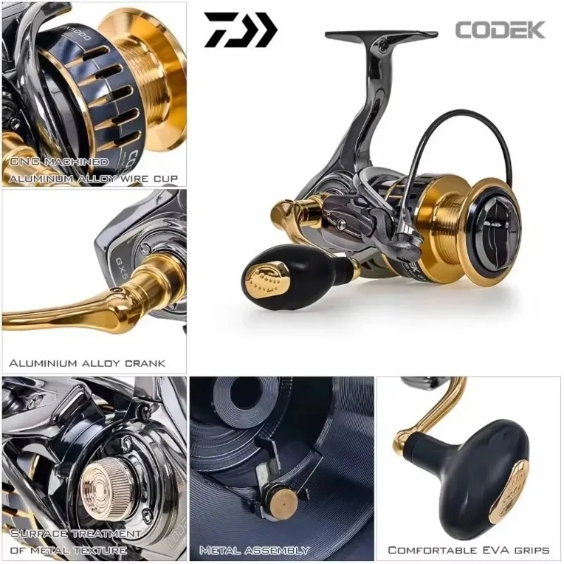 Moulinet spinning Daiwa CODEK, - Kastking Reel Zephyr avis et prix